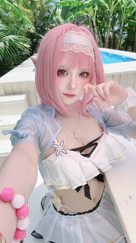 2024冲绳夏日自拍册 爱莉希雅 - yuki亭